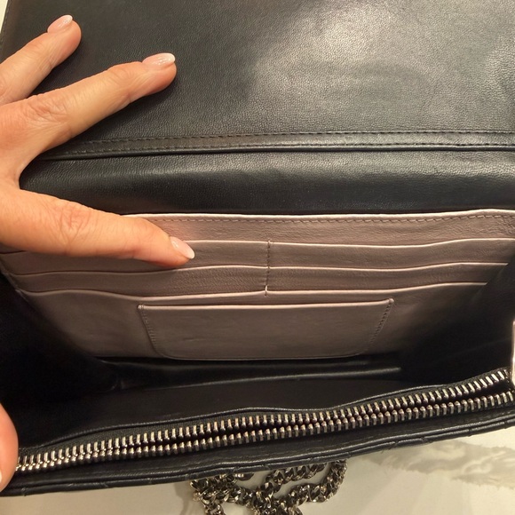 CHRISTIAN DIOR Lambskin Cannage Miss Dior Promenade Pouch Black - Picture 13 of 15